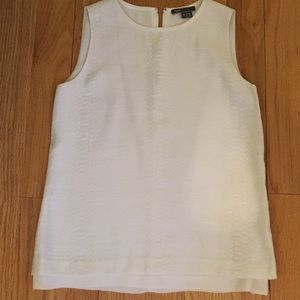 White Snakeskin Vince Shell